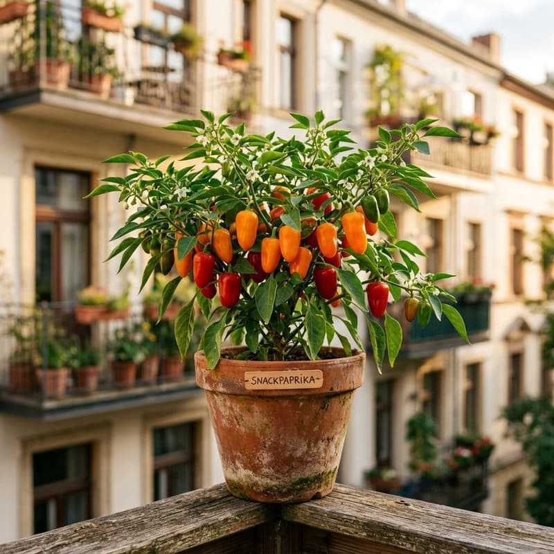Snackpaprika im Topf